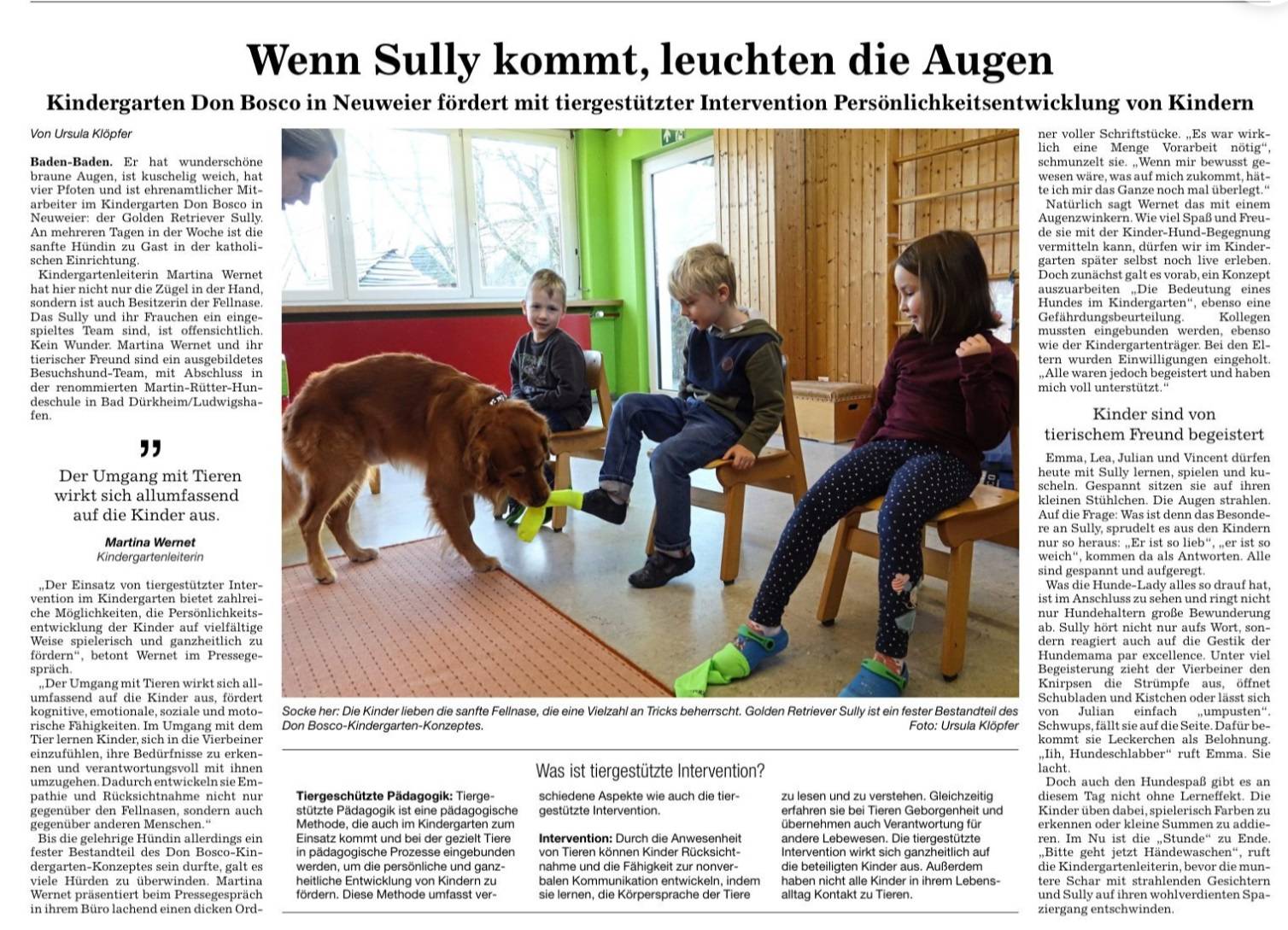 Quelle: Kindergarten Don Bosco Neuweier